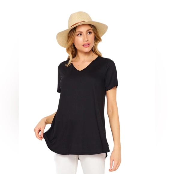 RED V NECK TOP TIE BACK DETAIL HONEYME BRAND SMALL MEMORIAL DAY 4TH OF JULY - Picture 4 of 6